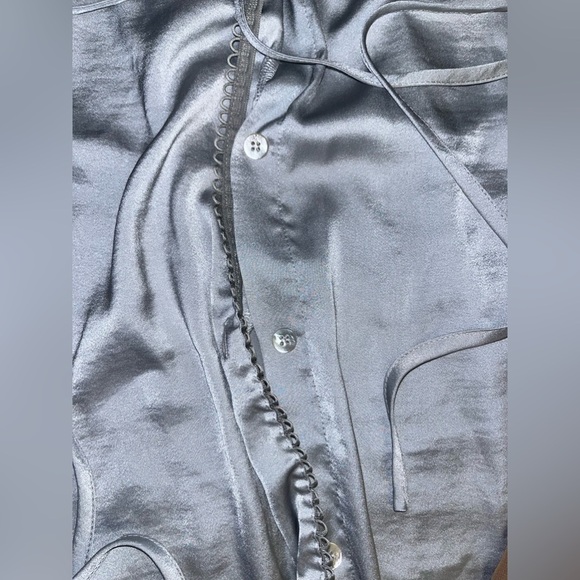 For Love & Lemons Skivvies Soliana Sleep Shirt Dress Women’s Small Lounge *Flaw - Picture 8 of 16